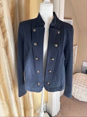 Tommy Hilfiger Classic Navy Military-Style Women's Jacket